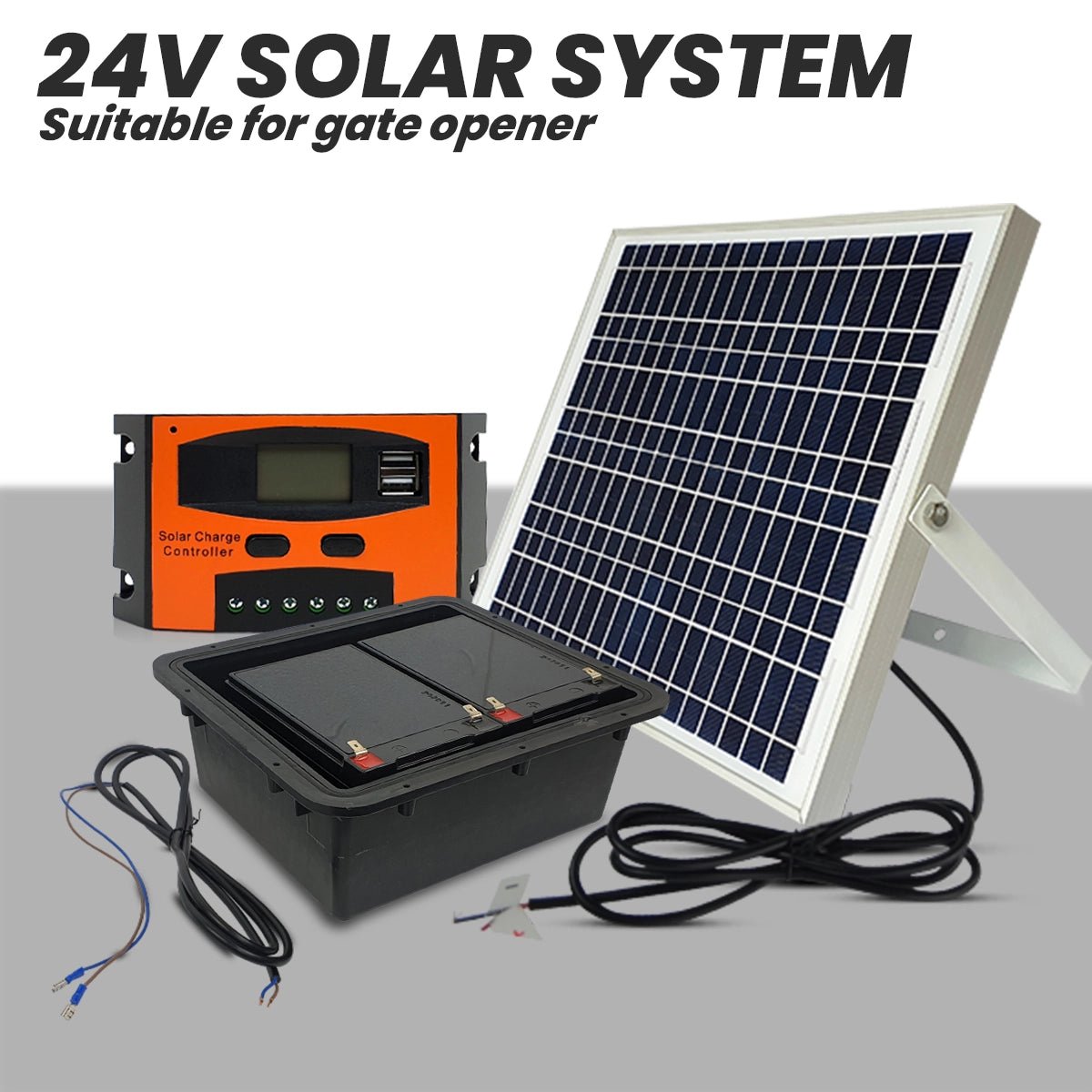 Reliable & Efficient Solar Gate Opener 24V System | Gatomate