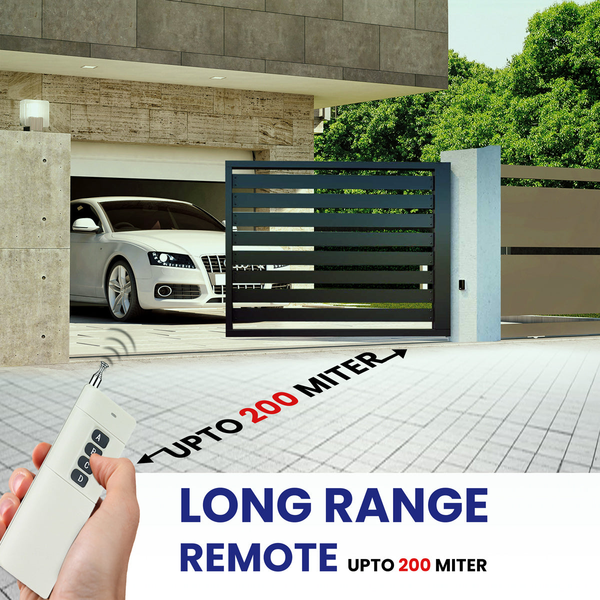 Automatic Electric Single Swing Gate Opener