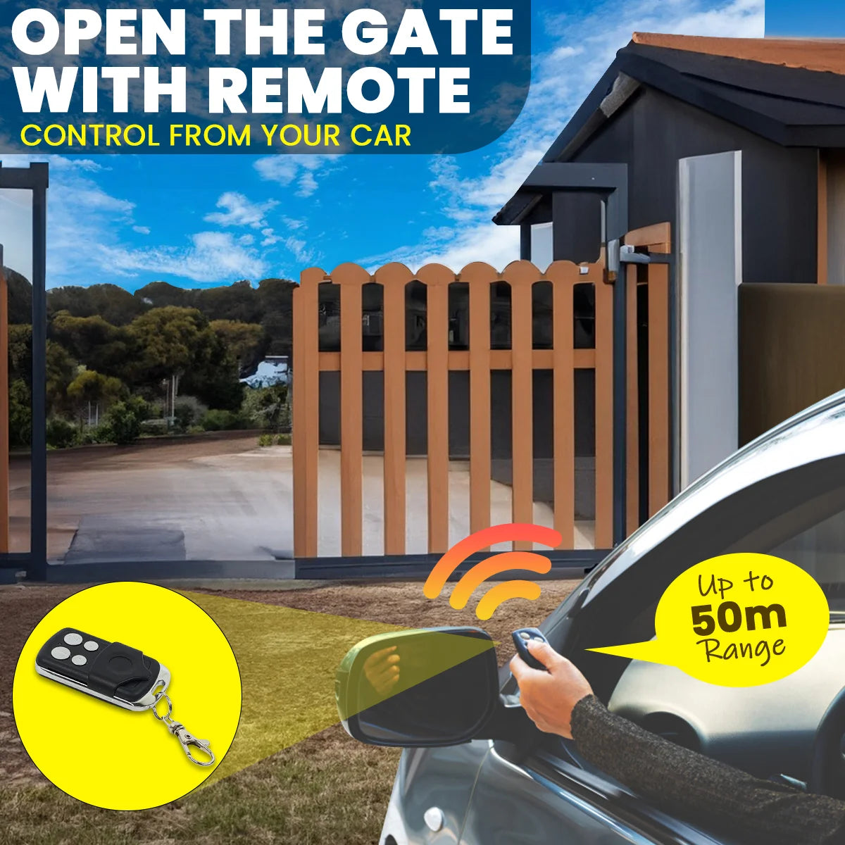 Full Solar Power, Sliding Gate Opener Motor ,Automatic-500 Kg, gatomate