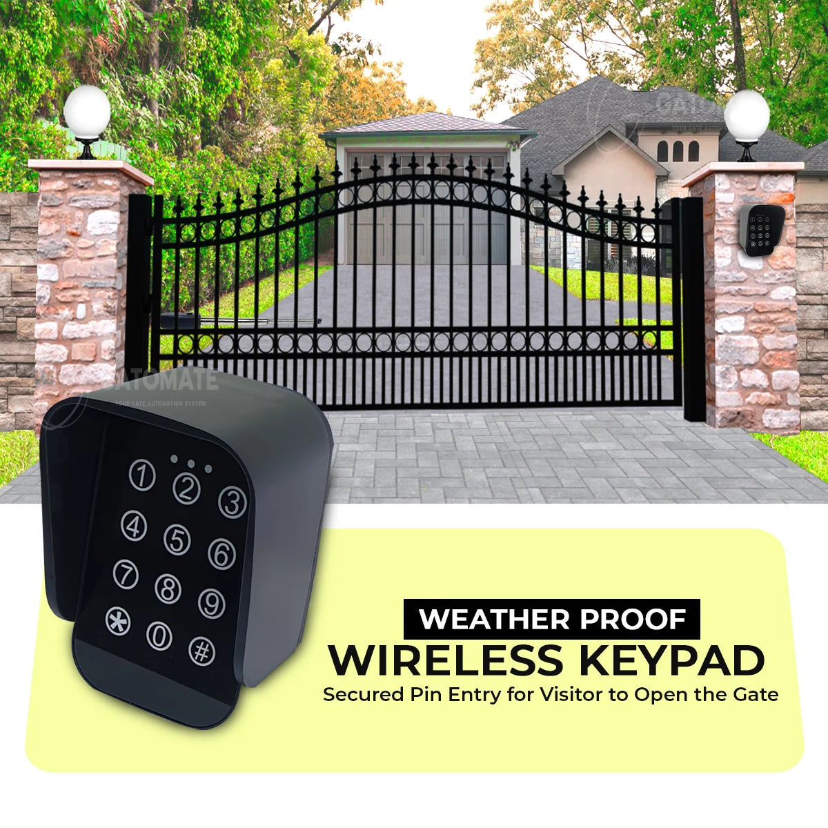 Automatic Electric Single Swing Gate Opener