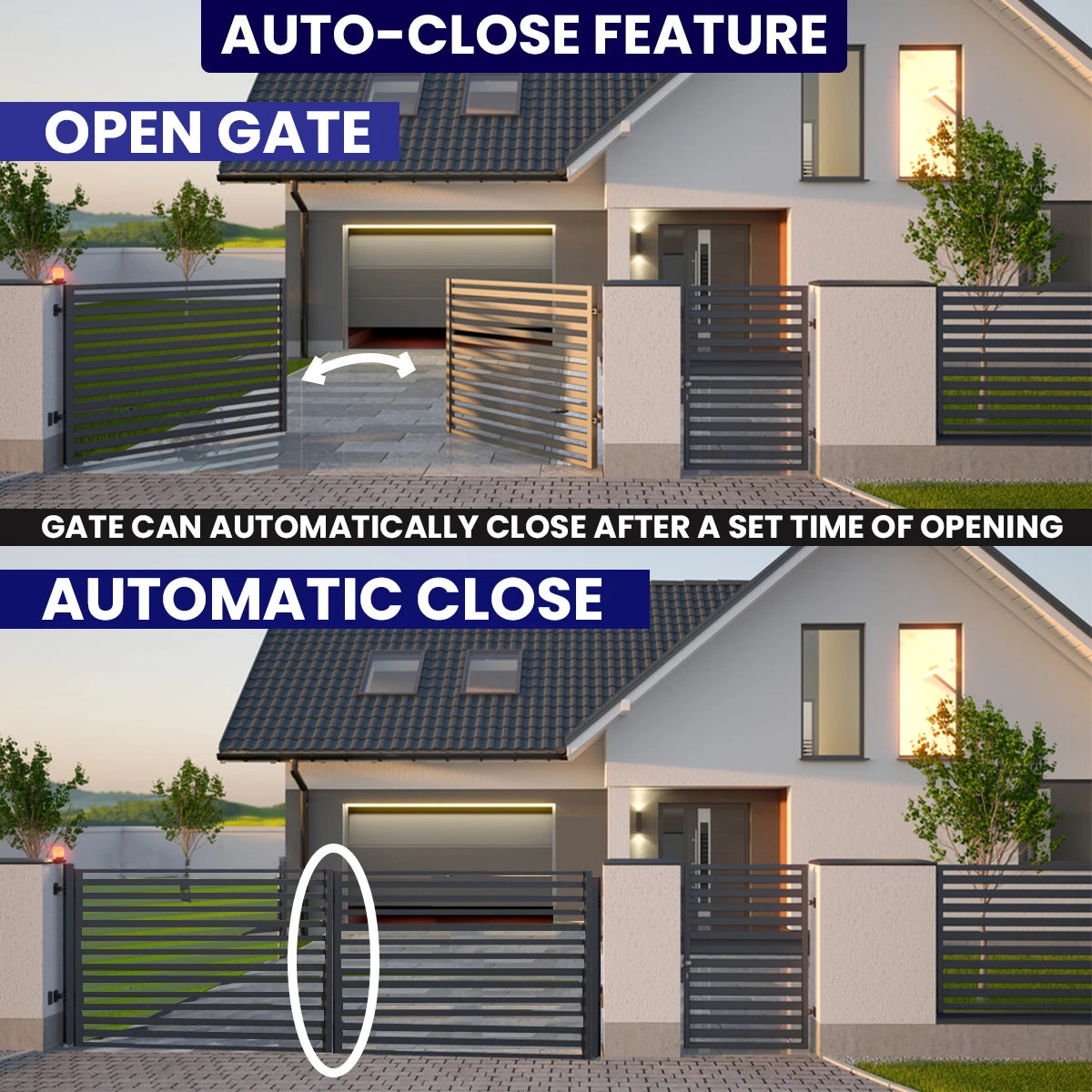 Gate Opener Motor DIY kit with WIFI Phone APP