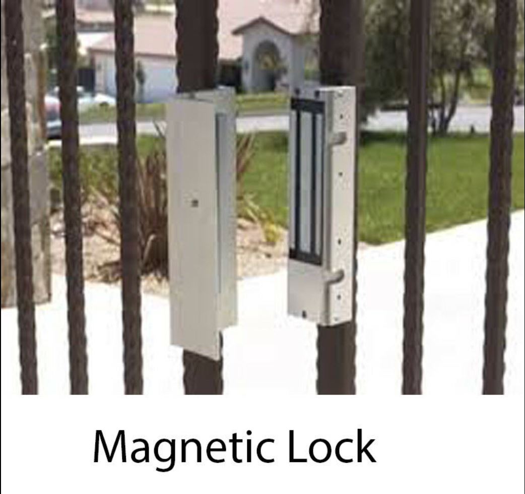 Magnetic LOCK for swing gate opener