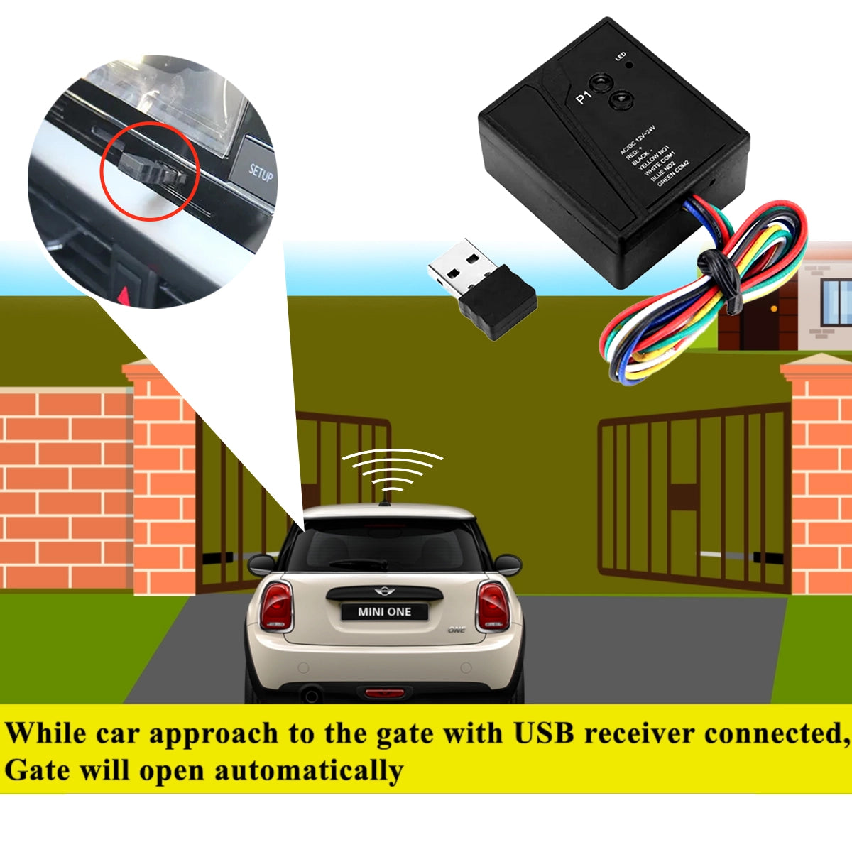 USB-Receiver -for -Gate -Opener