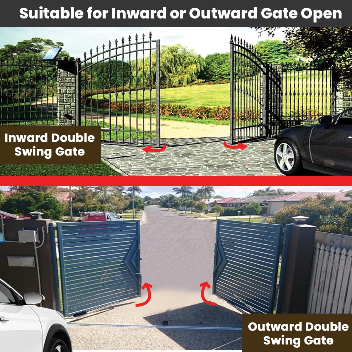 Double, Swing, Gate Opener,Build your, own kit, gatomate,automatic security gates sydney