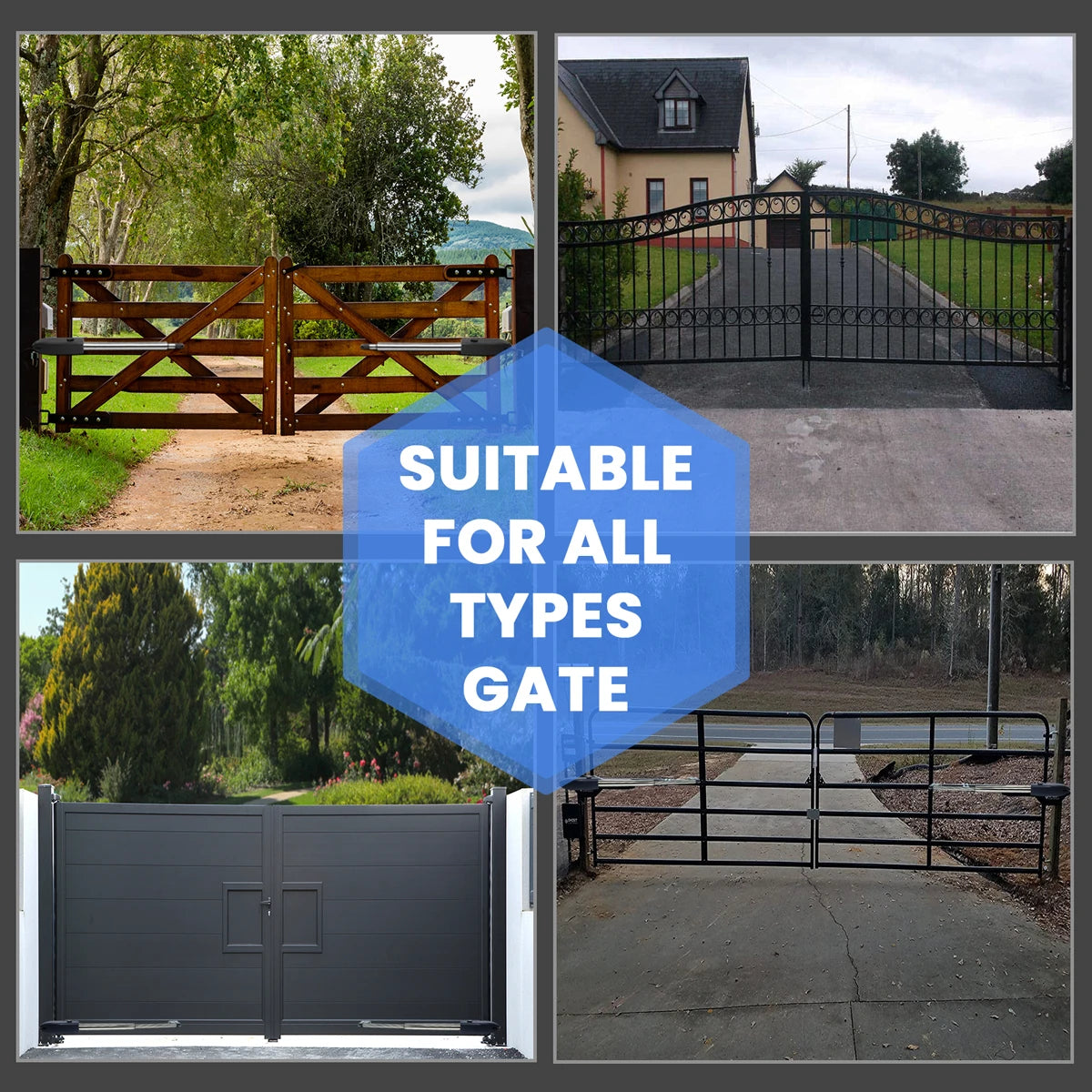 Electric, Double Swing, Gate Opener, gatomate