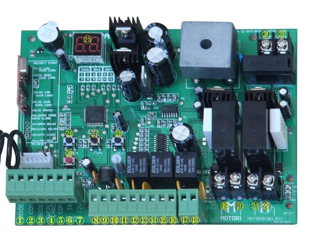 Gatomate Swing Gate Opener Control Board for Automation